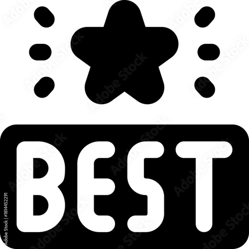 best glyph icon. Strong and solid vector icon for websites, mobile interfaces, presentations, and visual branding. High quality and easy to edit.