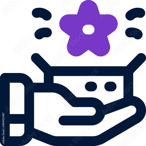 prize duotone icon. Sleek and modern vector icon for websites, mobile apps, marketing materials, and corporate design. Fully scalable and ready to use.