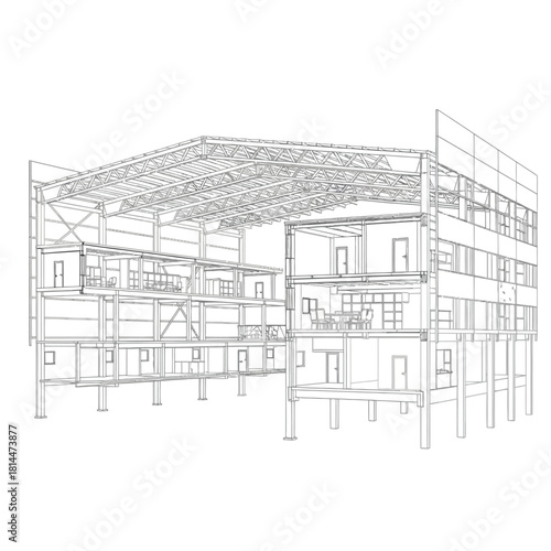 Building Construction Steel Frame Structure whisk 434dfd335b55aa4b80d4436e399d611adr