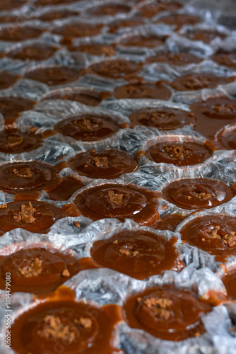 Final Stage: Artisanal Jaggery Production with Crystallizing Molasses