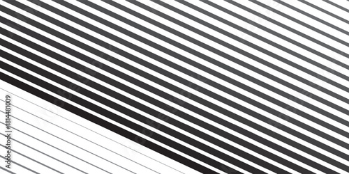 Black striped halftone gradient lines texture. eps 10