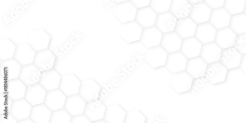 Abstract background with hexagon, White Hexagonal Background. Luxury White Pattern. Hexagonal white hexagons honeycomb wallpaper, Background with hexagons. Abstract background with lines,