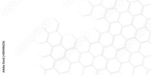 Abstract background with hexagon, White Hexagonal Background. Luxury White Pattern. Hexagonal white hexagons honeycomb wallpaper, Background with hexagons. Abstract background with lines,