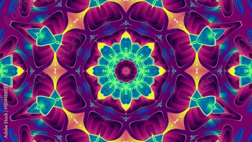 Abstract Digital Mandala Geometry Multicolor Kaleidoscope Flower Loop 4K
An abstract digital mandala with multicolor geometric flower elements forming a mesmerizing kaleidoscope loop.