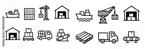 Dry Cargo Icons