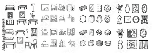 Hand-drawn home decor collection