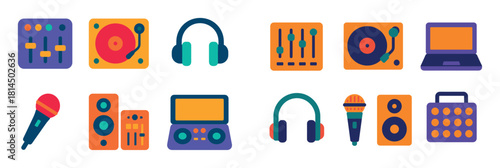 DJ Equipment Icons