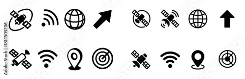 Satellite Communication Icons