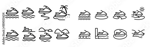 Jet Ski Icons