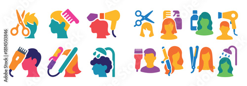 Trendy Haircut Icons