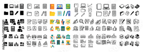 Business icons collection