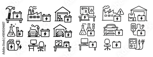 Battery Safety Icons