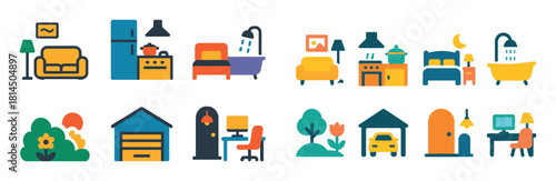 Home Spaces Icons