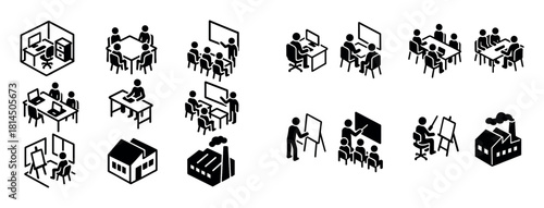 Isometric Management Icons