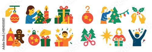 Christmas Icons Grid