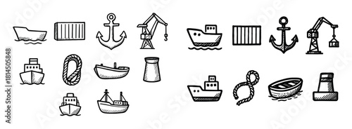 Cargo Ship Icons