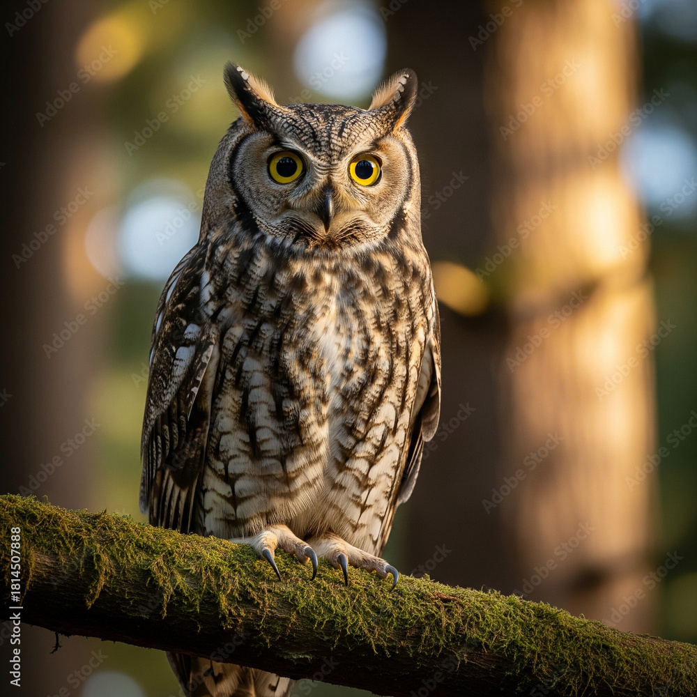 Fototapeta premium Owl in tree