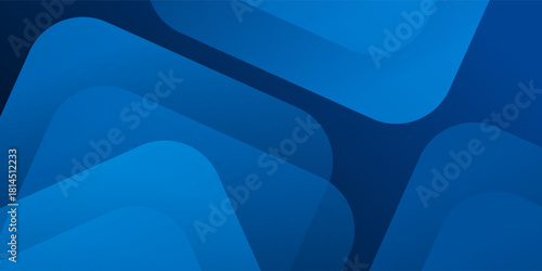 Abstract blue geometric background. Dynamic shapes composition. Cool background design for posters. Vector background.