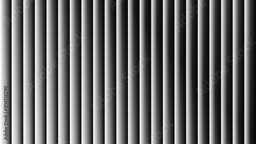 Abstract monochromatic pattern featuring vertical stripes with smooth gradient transitions backdrop
