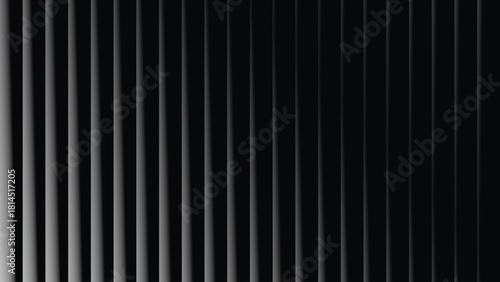 Elegant vertical blinds background with a gradient effect for modern interiors