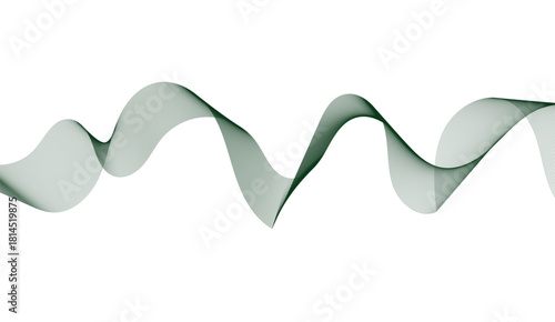 Abstract wave element for design. Digital frequency track equalizer. Stylized line art background. Vector
