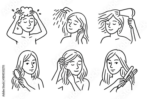 Hair Care Icons