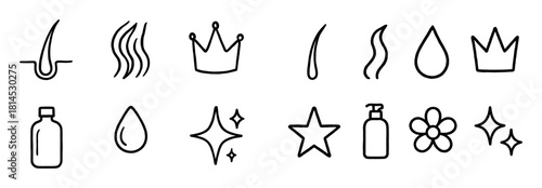 Hair Care Icons
