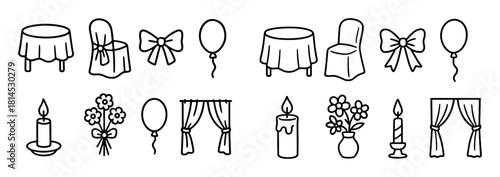Banquet Hall Icons