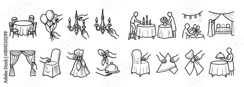 Banquet Decor Icons