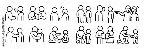Family Communication Icons