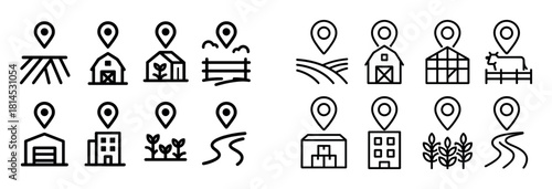 Minimalist Agriculture Icons