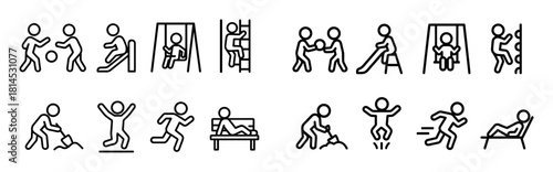 Playground Activities Icons