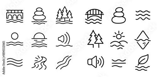 Mountain Walk Icons