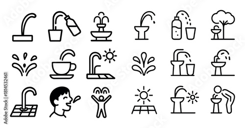 Quenching Thirst Icons