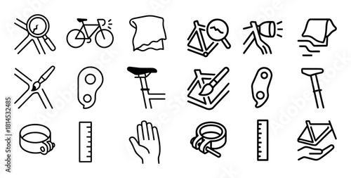 Bicycle Repair Icons