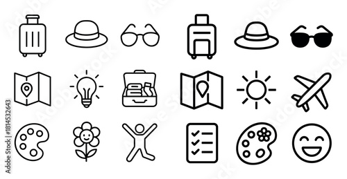 Vacation Icon Set