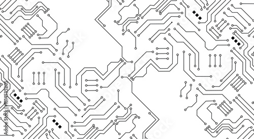 Abstract background with technology circuit board texture and technology concept. Eps 10 vector