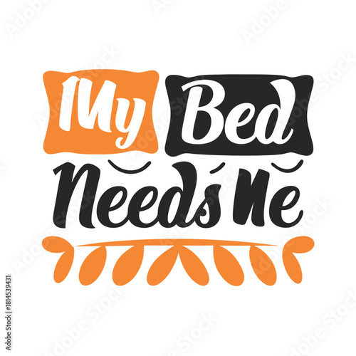 Whimsical Bedtime Bliss A Playful Typography Design