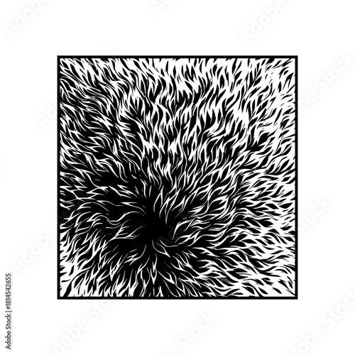 Dive into the abyss: a mesmerizing monochrome vortex that will captivate your senses and spark your imagination