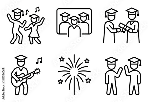 Graduation Party Icons
