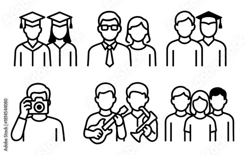 Graduation Party Icons