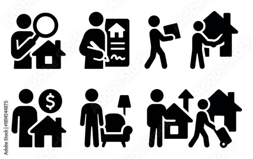Rental Process Icons