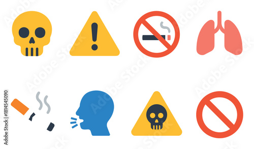 Smoking Harm Icons