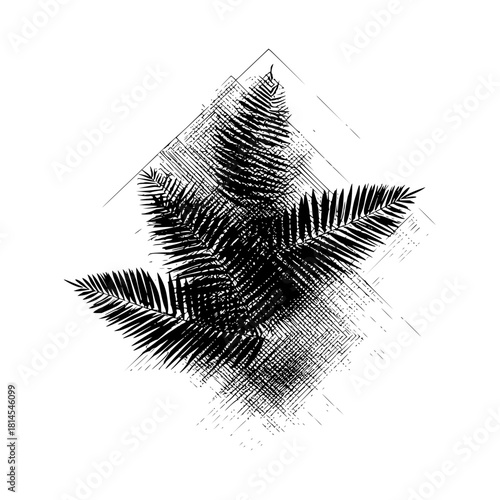 Dreaming of tropical escapes? let this palm leaf art transport you to paradise, share the sunshine today