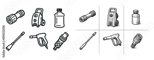 Pressure Washer Icons