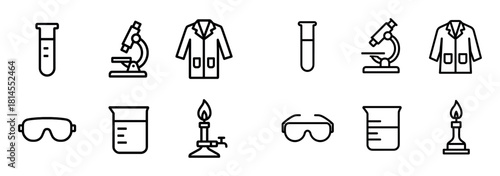 Laboratory Icon Set
