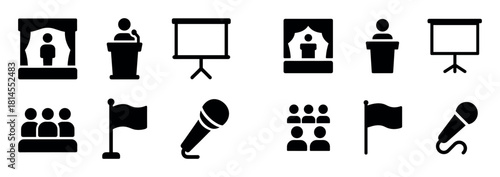 School Assembly Icons
