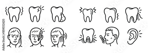 Toothache Symptom Sketches