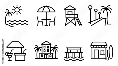 Beach Icons Collection