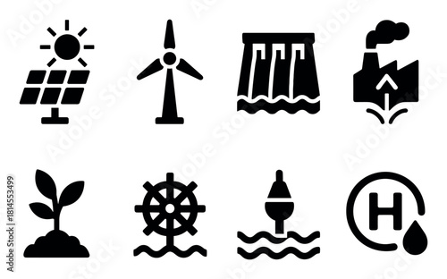 Renewable Energy Icons